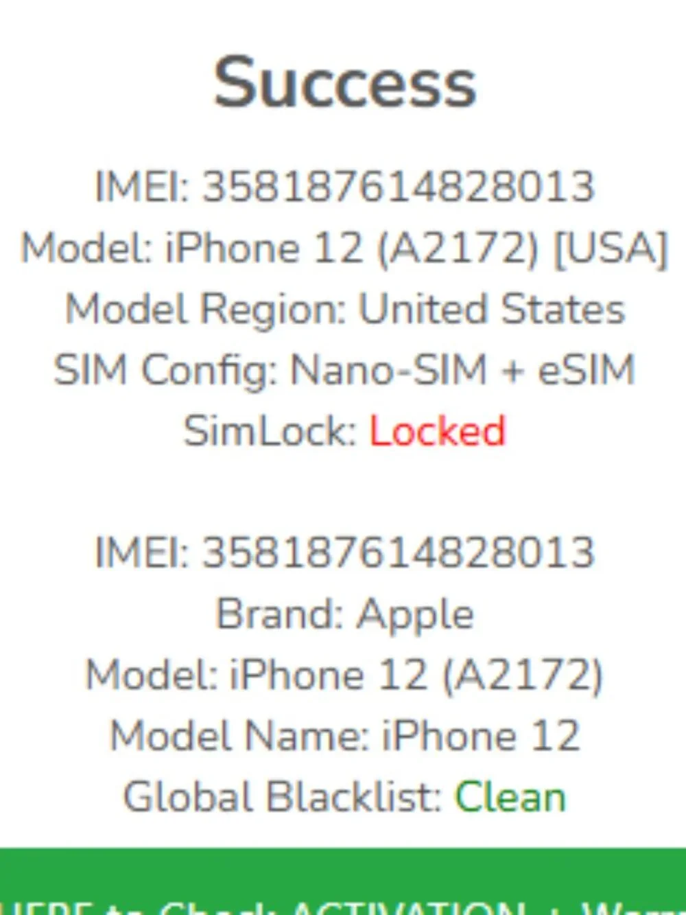 Apple iPhone 12 - 64GB BLACK TMOBILE USED Great CONDITION